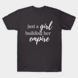 Girl Boss Quote Typography T-Shirt